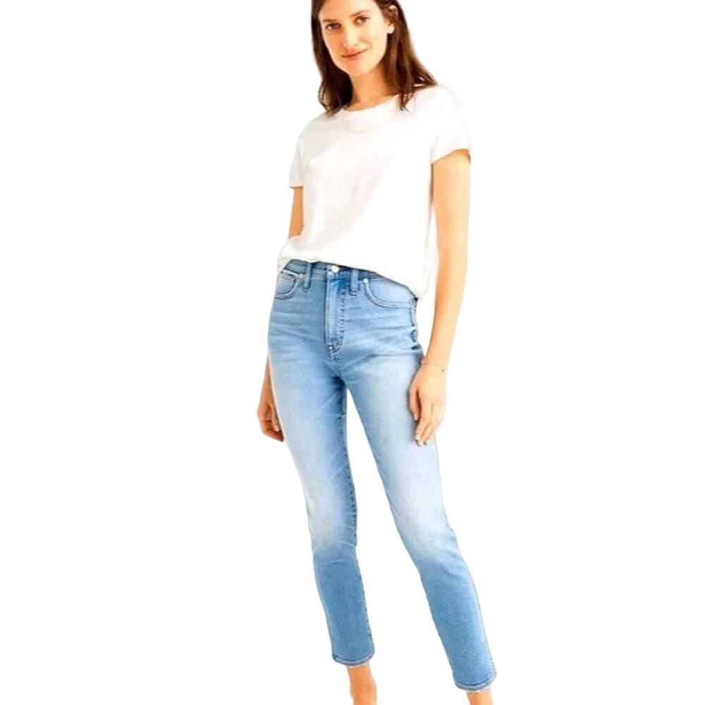 Madewell 10” High-Rise Skinny Crop Jeans in Horne Wash Size 25